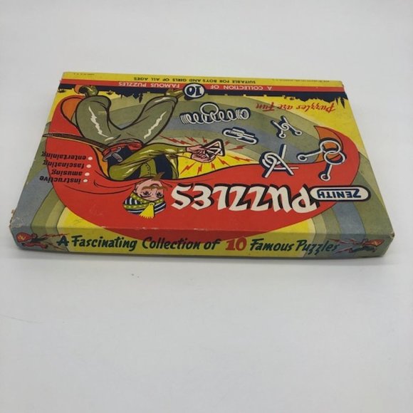 Rare, vintage Zenith Puzzles A Collection of 10 famous Puzzles (metal) - Picture 6 of 9